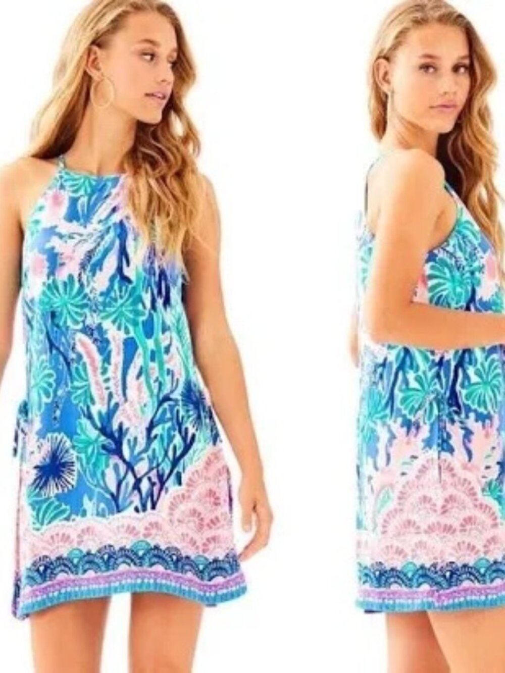 Lilly Pulitzer Pearl Romper in Jet Stream Size - 6
